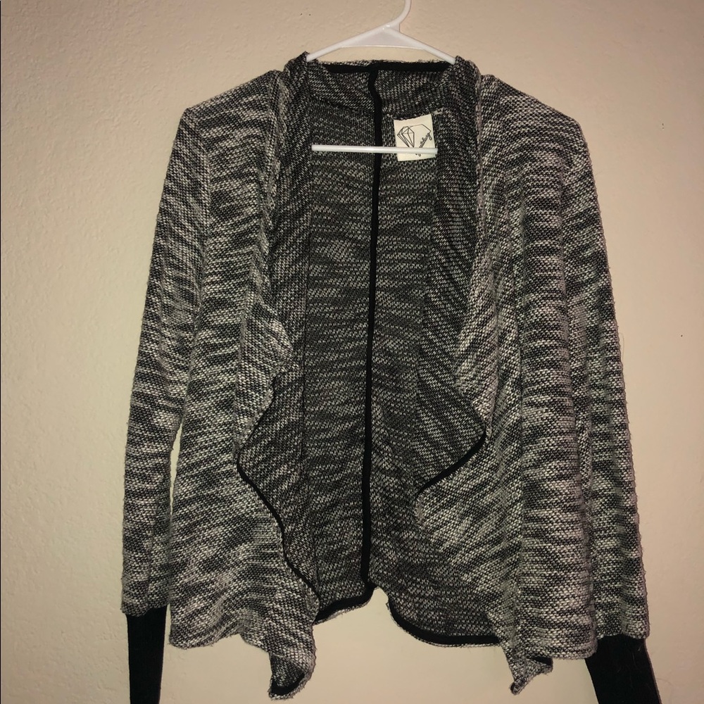 Black/White Cardigan